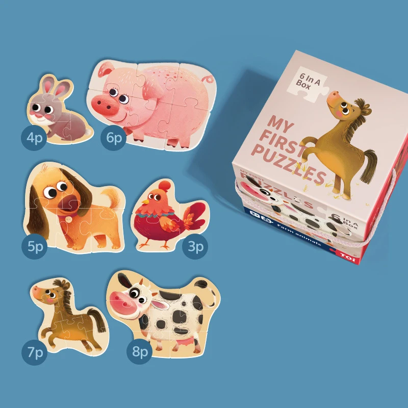 

Children Geometric Cognitive Toys Logic Thinking Puzzle Educational Toy 3d Animal And Traffic Puzzle Kids Learning Toys Gifts