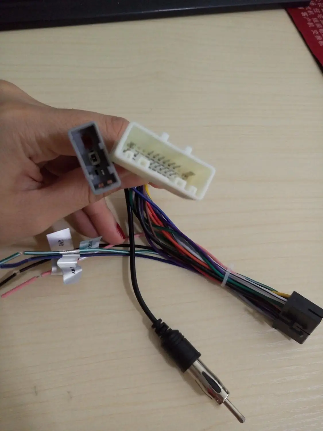 16-контактный автомобильный стереопроигрыватель ISO жгут проводов соединитель для