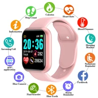 y68 smart watch d20 men women blood pressure heart rate waterproof tracker sport clock watch smart clock hours for android ios