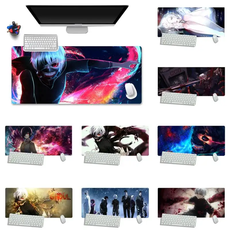 

Anime Tokyo Ghoul Office Mice Gamer Soft Mouse Pad Game Office Work Mouse Mat pad XXL XL X Non-slip Laptop Cushion