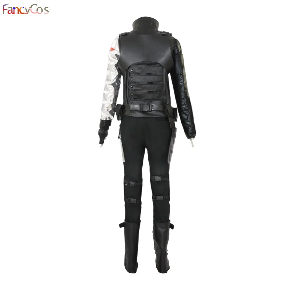 Костюм супергероя на Хэллоуин Капитан Америка зимний костюм солдата из фильма