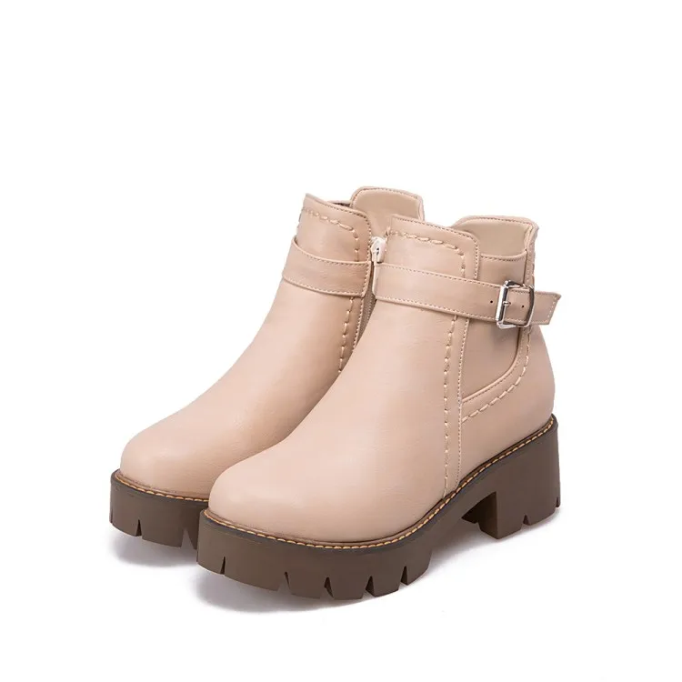 Женские ботильоны с металлическим украшением ботинки больших размеров 9 10 11 12