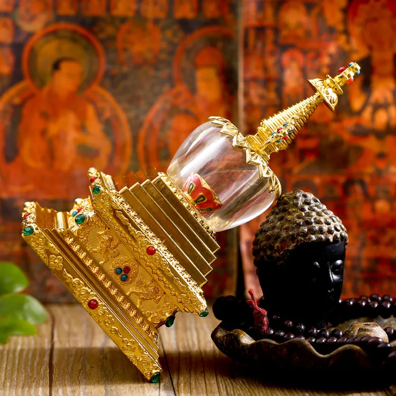 Тибетские поставщики золотого металлического сплава изысканный дизайн лотоса