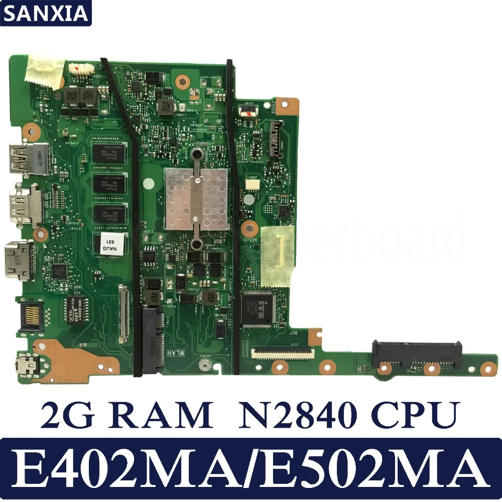 KEFU E402MA E502MA материнская плата для ноутбука ASUS E402M E502M E402 E502 тестовая оригинальная 2G