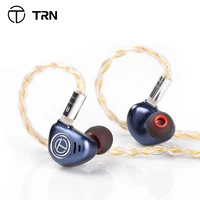 trn v90 8 core tc earphones cable 4ba 1dd metal headset hybrid units hifi bass earbuds monitor earphones noise cancelling trn