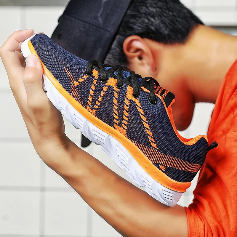 Мужские сетчатые дышащие лоферы разноцветные 2017 45 46 для ночного клуба вечерние