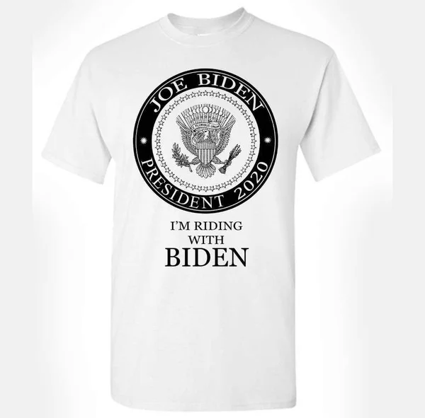 

Joe Biden T-Shirt President I'M Riding with Biden
