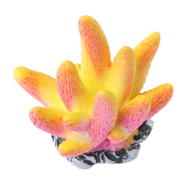 

Colorful Resin Aquarium Artificial Coral Reef Decor Fish Tank Landscape Ornament