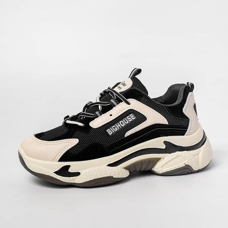 Женская обувь Качественная теннисная модная Вулканизированная женские кроссовки на платформе