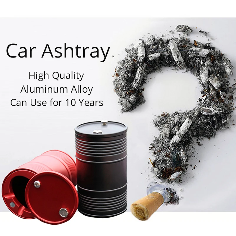 Пепельница для дома и автомобиля из алюминиевого сплава с черепом аксессуары