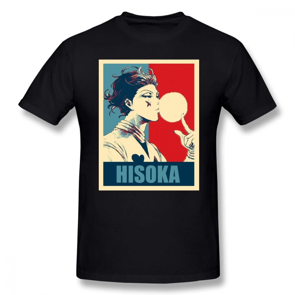 Футболка Hisoka HxH забавная футболка из 100% хлопка большая Мужская Повседневная с
