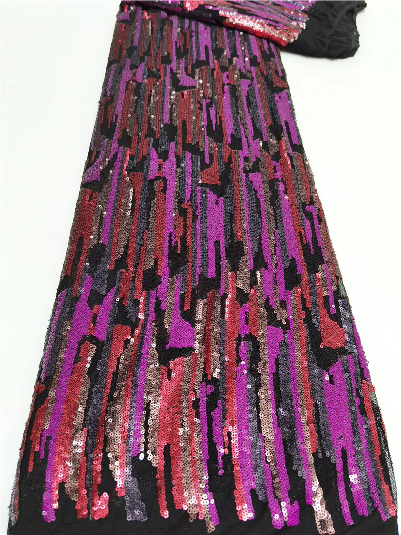 

Кружевная ткань с блестками, Высококачественная африканская кружевная ткань, 5 ярдов, Африканское французское Тюлевое кружево для вечернего платья