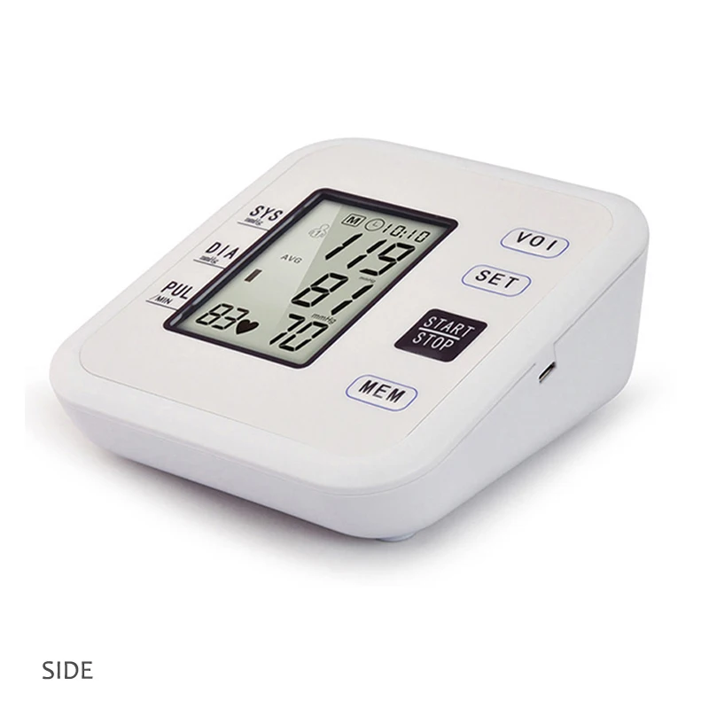 ЖК дисплей цифровой автоматический Монитор артериального давления на руку