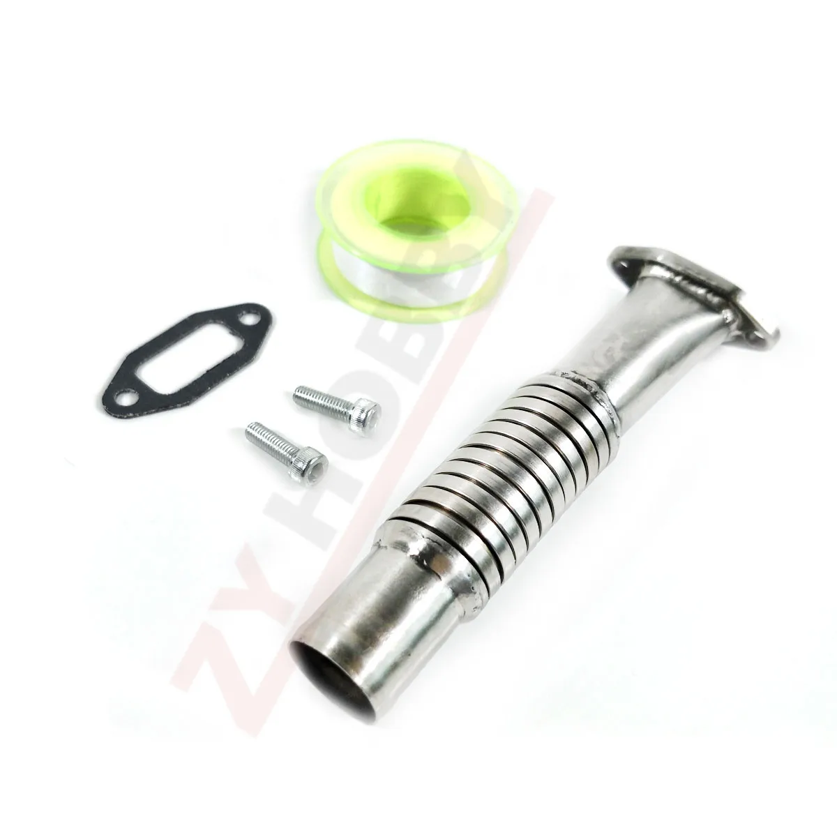 Металлическая гофрированная трубка DLE35RA 1 комплект Гибкая Выхлопная с прокладкой