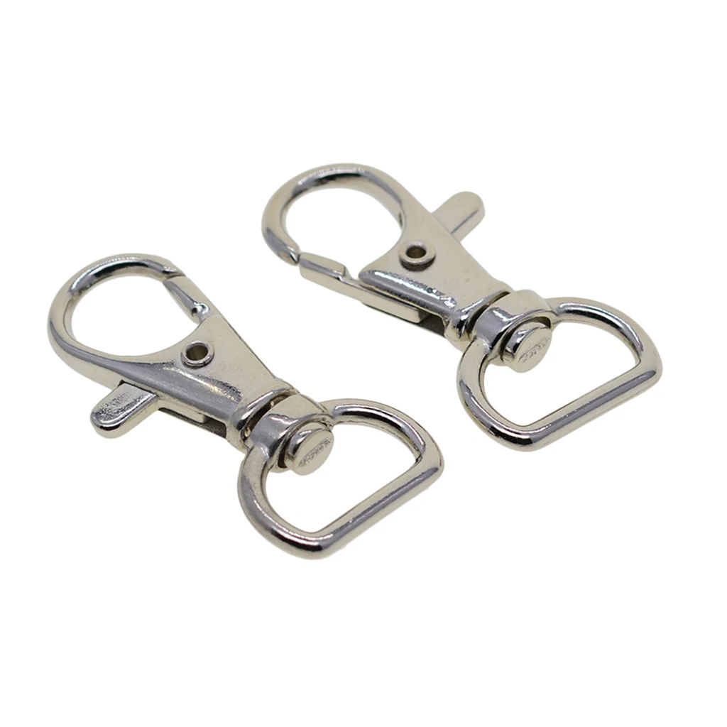 

10x DIY Swivel Clasps Lanyard Snap Hooks Lobster Claw Clasp Jewelry Findings