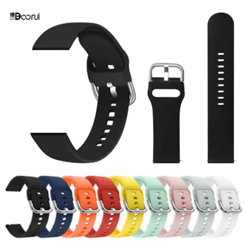 Ремешок для часов BOORUI Amazfit мягкий силиконовый сменный Браслет Для Xiaomi Huami Bip