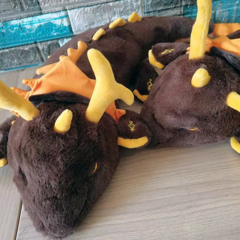

Zhongli Game Genshin Impact Dragon Plush Toy Cosplay Cartoon Anime Plushie Doll U Shaped Pillow Cartoon Accessories Rock King