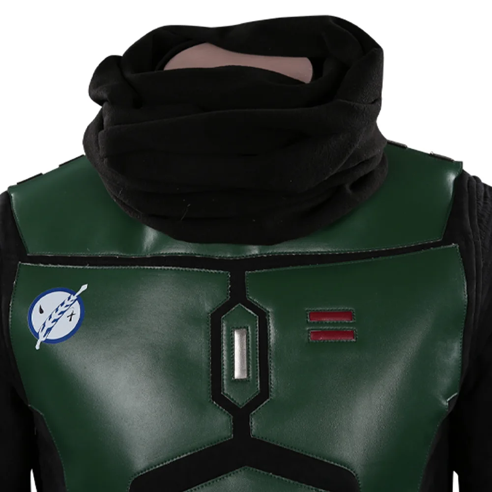 Костюм для косплея Boba Fett костюм Униформа топ + брюки полный комплект карнавальный
