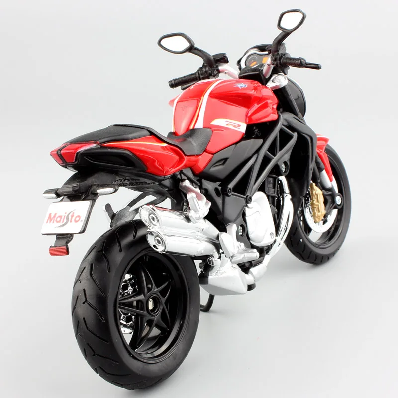 Детские 1:12 в масштабе MV Agusta F4 Brutale 1090 RR R Diecasts& Toy Vehicles модель мотоцикла Коллекционная для миниатюрных