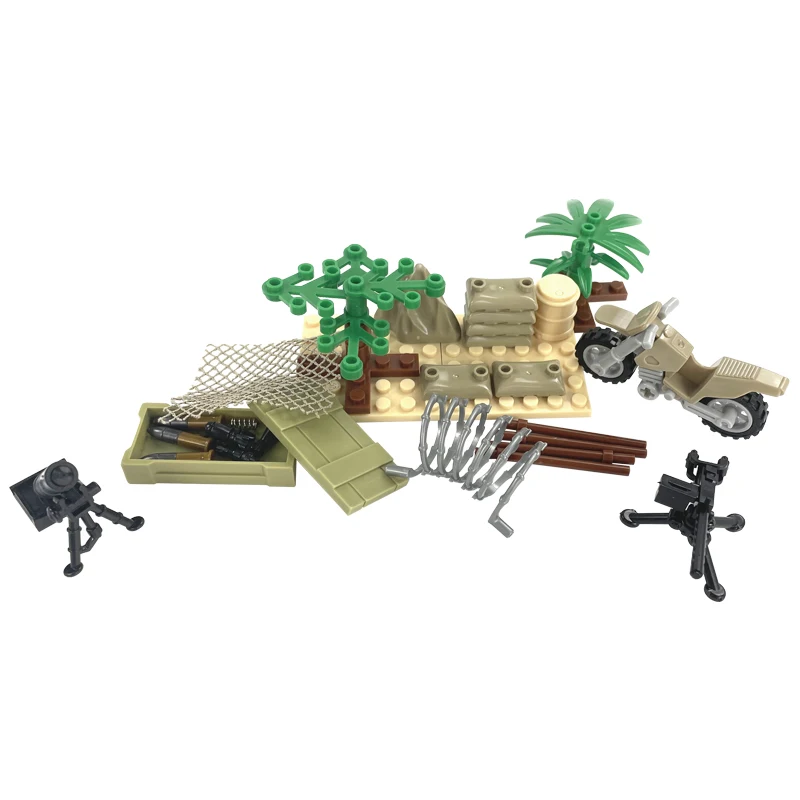 Серия военного оружия игрушки для детей симулятор боя пистолеты деревья