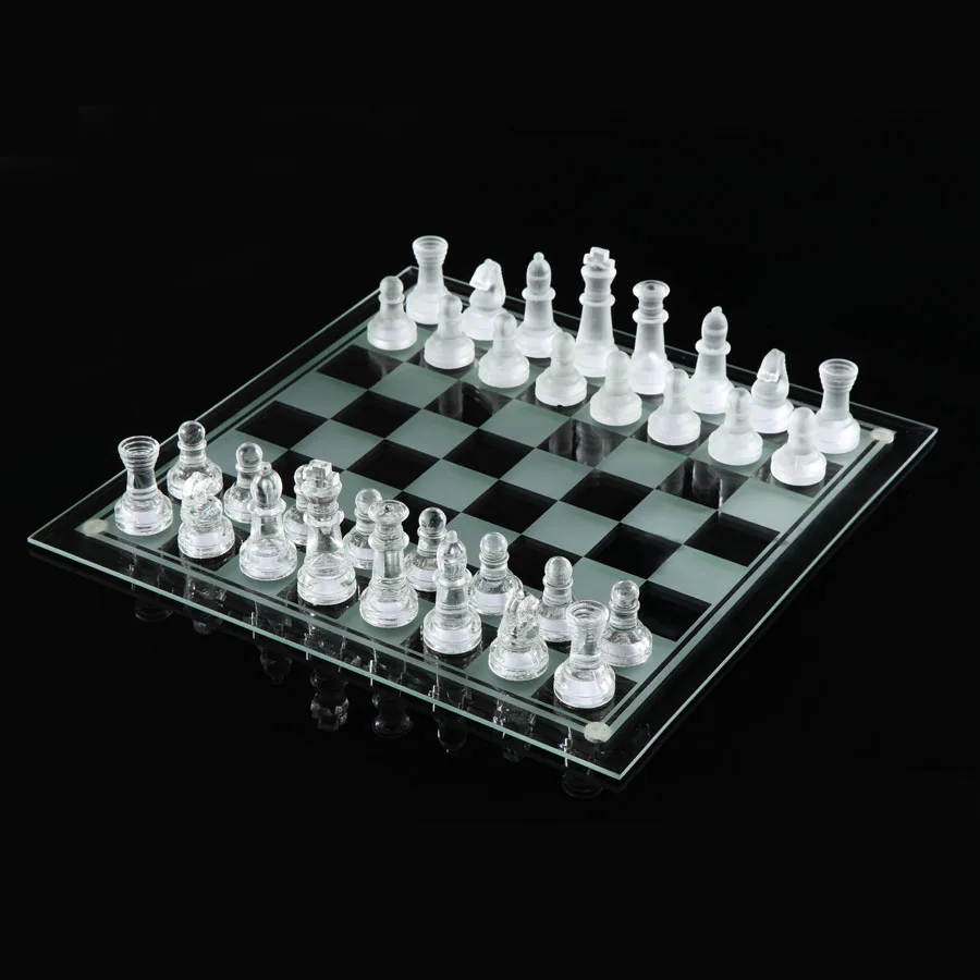 

Crystal Chess Set Stone International Chess Classic Chess Set Luxury Crafted Party Games Tabuleiro De Xadrez Chess Games BG50CG
