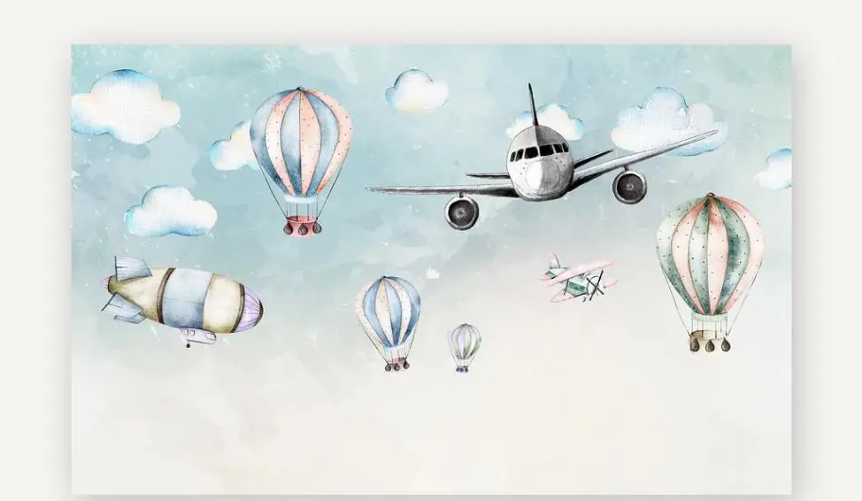 Большие Настенные обои на заказ современные минималистичные Мультяшные