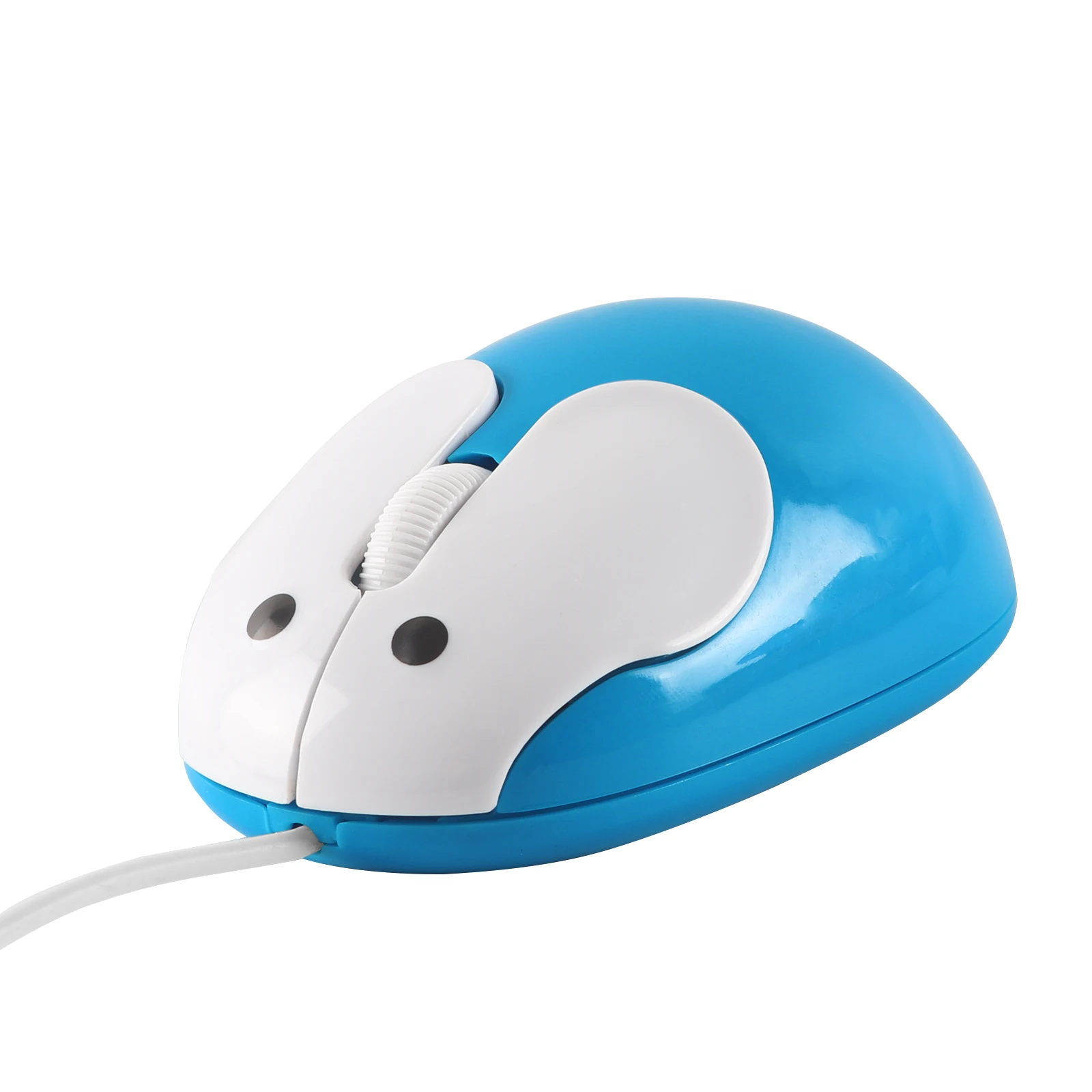 USB Проводная игровая мышь 1600dpi оптическая эргономичная мини Mause 3D с голубым