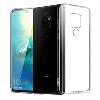 Silicone Phone Case for Huawei Mate Pro Lite Mate20 Soft TPU Cover Clear Transparent 360 Full Protective Back Gel Conques
