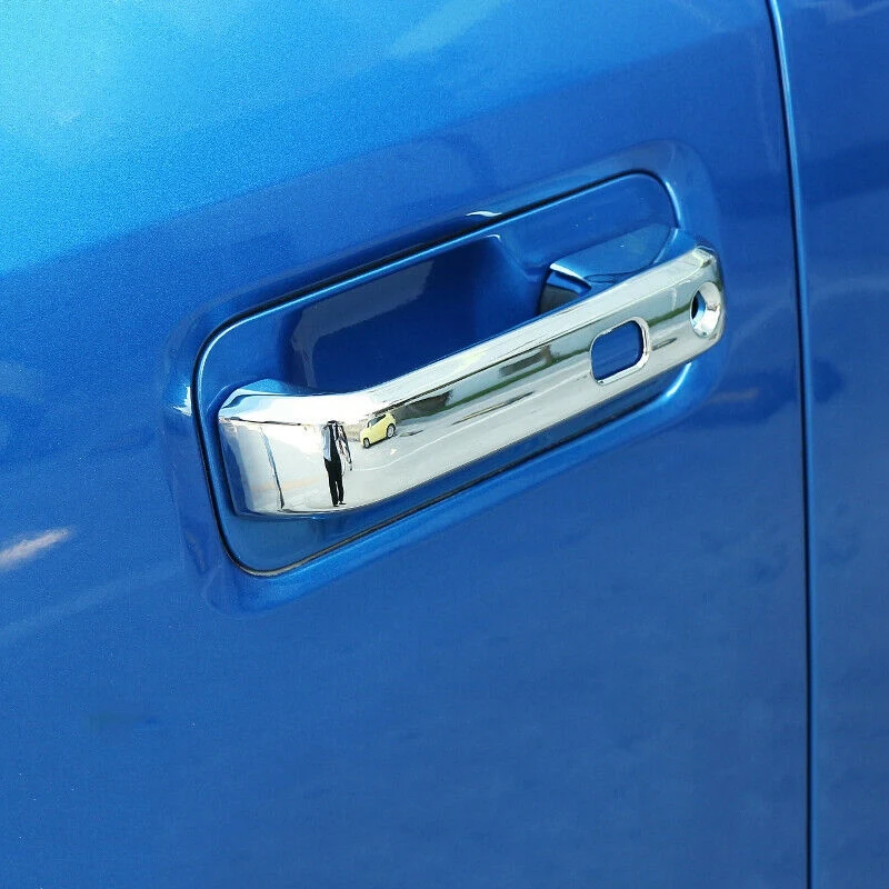 

for Ford F150 2015-2019 4PCS ABS Chrome Car Side Door Handle Bowl Protector Cover Trim Molding Car Styling