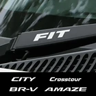 4 шт. автомобильный стеклоочиститель наклейки для Honda AMAZE BRIO BR-V город CROSSTOUR FIT модуль MUGEN паспорт SI STEPWGN поток WR-V