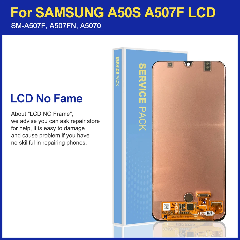 Сменный ЖК экран для Samsung Galaxy A50s A50S 2019 A507 A507F A507FD|Экраны мобильных телефонов| |