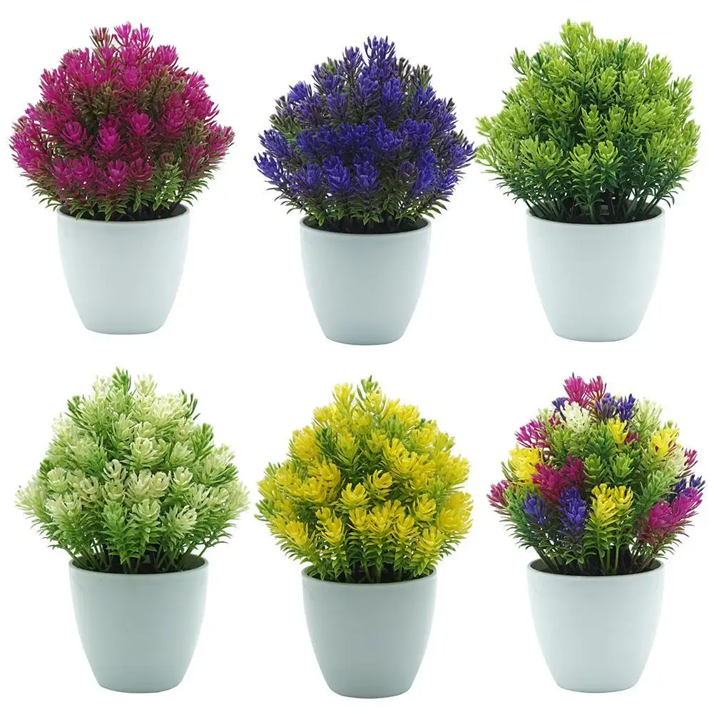 

1Pc Small Potted Artificial Plant Mini Pine Tree Fake Plants Greenery Bonsai Stage Garden Wedding Party Plants Decoration Decor