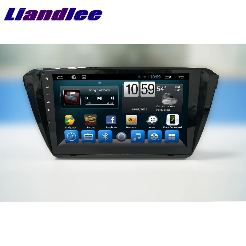 Liandlee для Skoda Superb B8 2015 ~ 2019 LiisLee Автомобильный мультимедийный ТВ DVD GPS аудио Hi Fi Радио