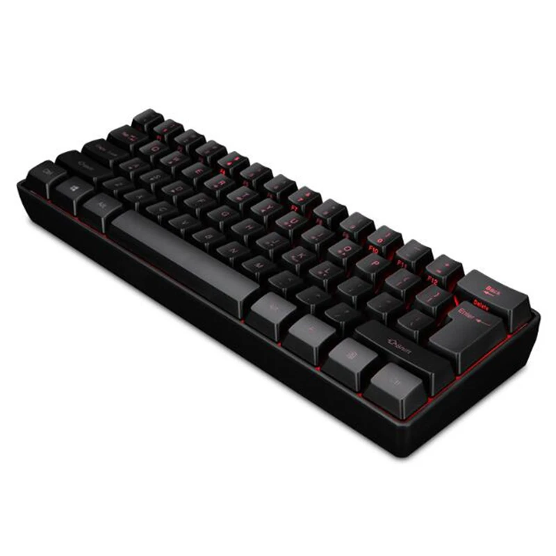 61 клавишная механическая клавиатура USB Проводная светодиодный с подсветкой Axis