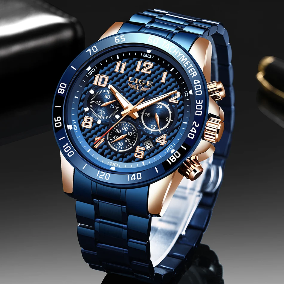 2021 New Arrival Men Watches Top Luxury Brand Sport Watch Men Chronograph Quartz Wristwatch Date Male
