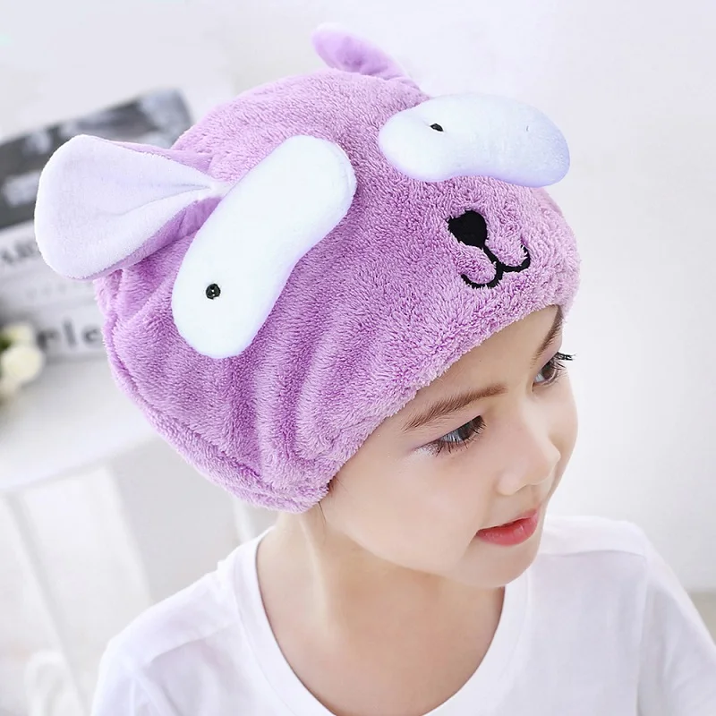 Милое банное полотенце шапочка для сухих волос душа мощная Абсорбирующая