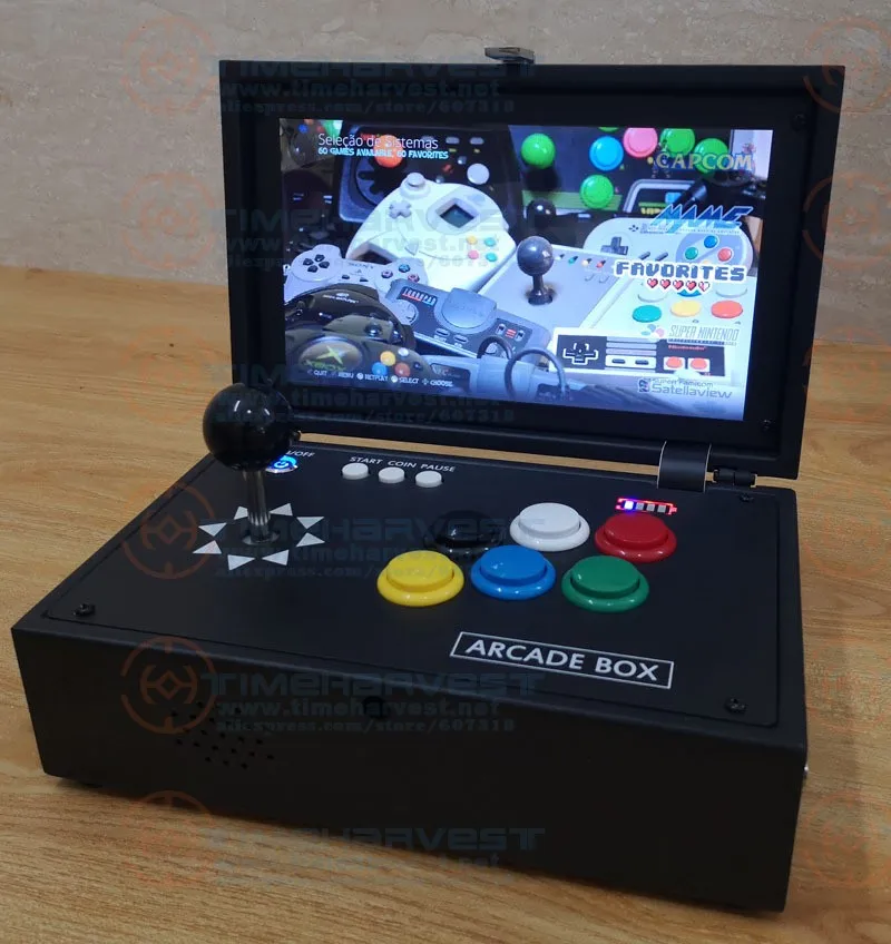 10-дюймовая ЖК-консоль для видеоигр Raspberry PI 4B С 10K установленными играми | Спорт и