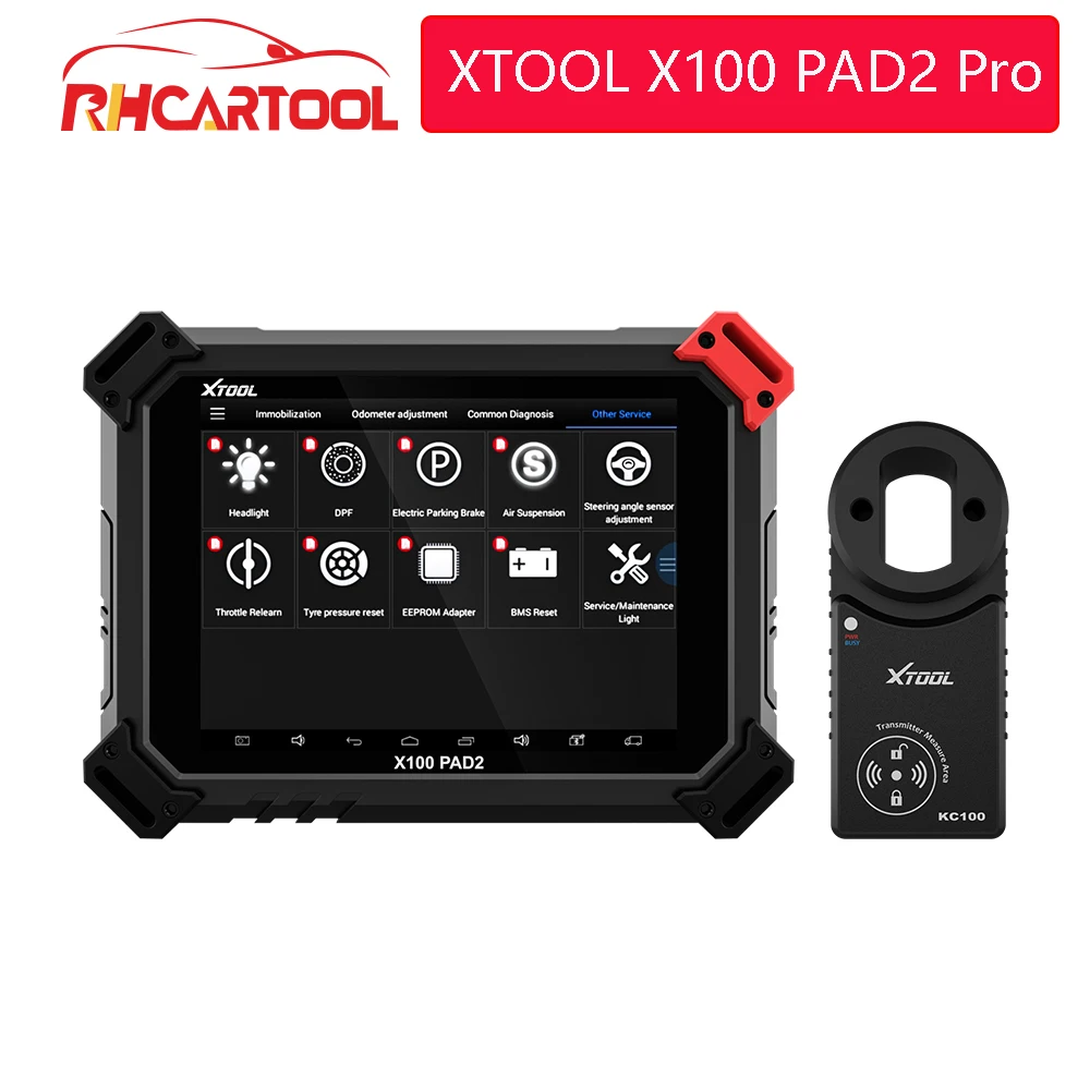 2019X100 PAD2 Pro Профессиональный OBD2 автомобильный диагностический инструмент с ключом программист для VW 4th 5th иммобилайзер и регулировка одометра