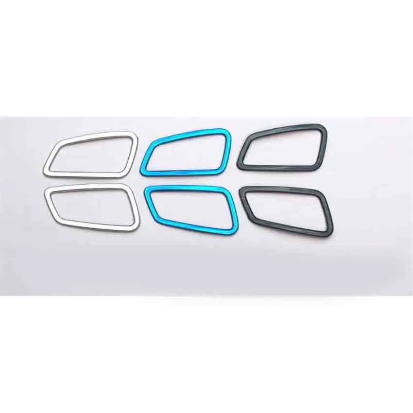 

2pcs/lot stainless steel High position air conditioning outlet decoration cover for 2019 2020 Nissan SYLPHY MK14 car accessories