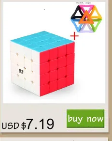 Qiyi, набор из 4 кубиков, магический нео-куб, набор включает 2x2 3x3x3 4x4x4 5x5x5, безлипкий кубик для тренировки мозга, детские игрушки
