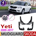 Брызговик для Skoda Yeti 5L 2009  2017 Fender брызговик Всплеск закрылки аксессуары для брызговиков 2010 2011 2012 2013 2014 2015 2016 2017