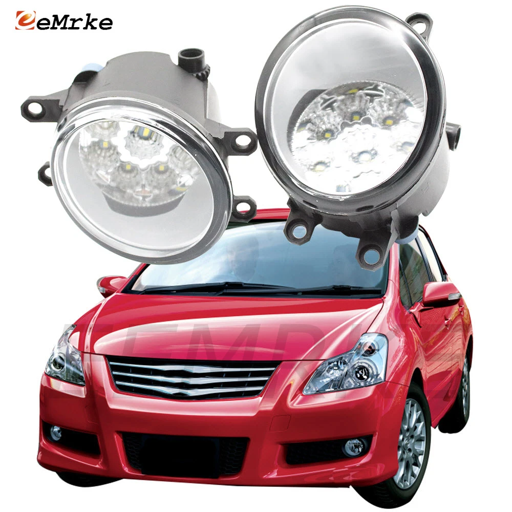 

2 Pcs Car LED Halogen Lights Lamp Fog Light Assembly Daytime Running Lights for Toyota Blade E154/E156H 05.2006 2007 '08 12.2009