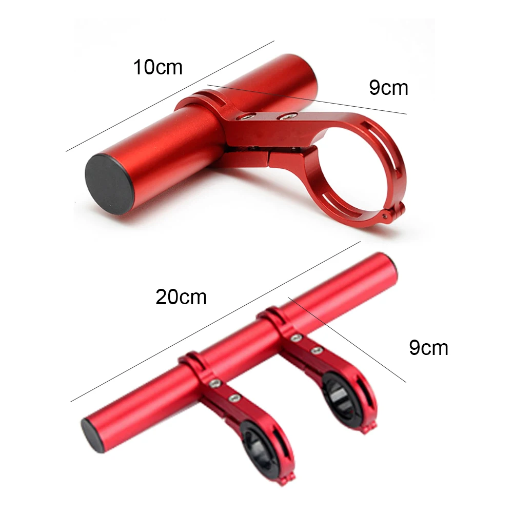 

10cm Bike Handlebar Extender Extension Carbon Fiber Bracket Aluminum Clamp For Bicycle Speedometer Headlight Light Lamp Holder