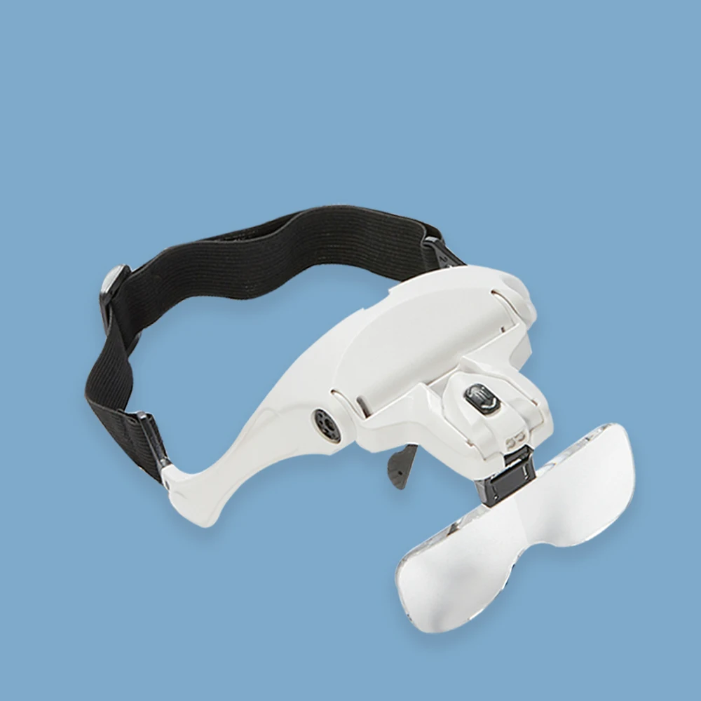 Увеличительные очки Регулируемые светодиодные с 5 линзами 1.0X 1.5X 2.0X 2.5X 3.5X |