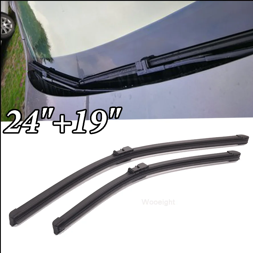 

Набор щеток стеклоочистителя Wooeight для Skoda Octavia 2004, 2005, 2006, 2007, 2008, 2009 -2013, лобовое стекло, переднее стекло автомобиля, 24 дюйма + 19 дюймов