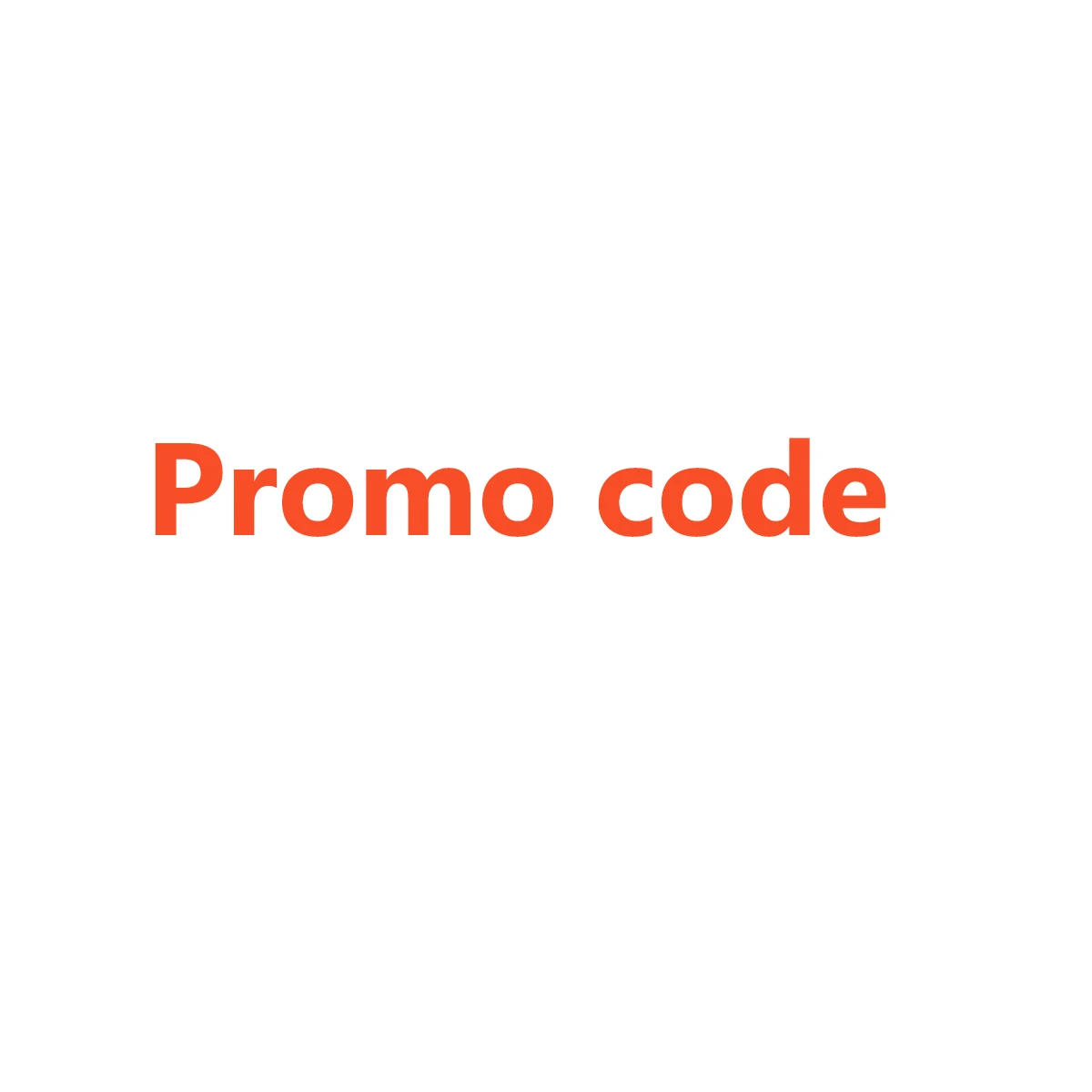 

promo code