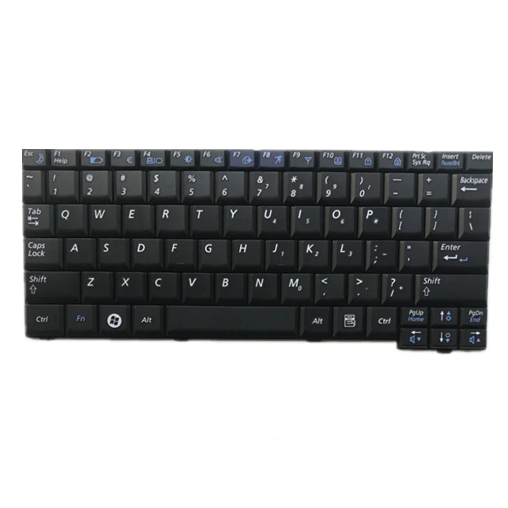 

Laptop Keyboard For Samsung NP-N110 N108 N100 Black White US United States Edition