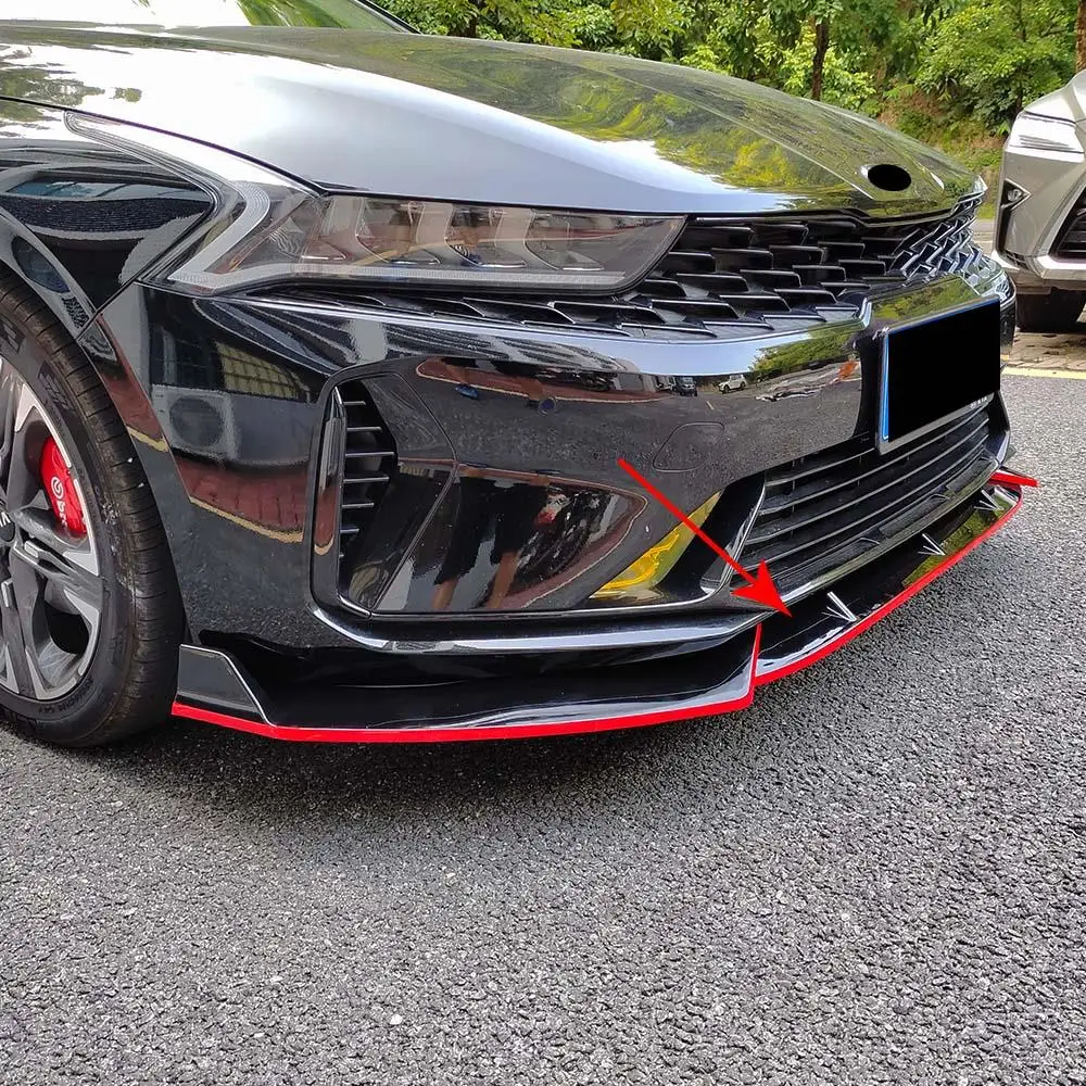 Защита для украшения защита переднего бампера подбородка губ Для Kia Optima K5 DL3 2020 2021