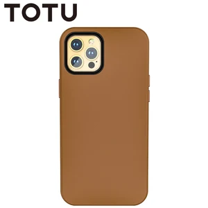 totu pu leather phone case for apple iphone 12 pro 12pro max flexible durable shockproof case for iphone 12 12 mini backcover free global shipping