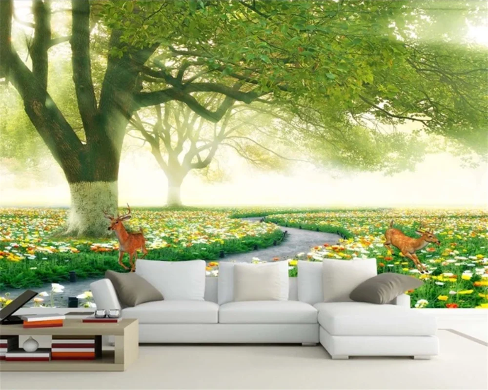 Обои на заказ красивые 3D обои dreamland пейзаж картина фон 3d обои|wallpaper for walls|wallpapers